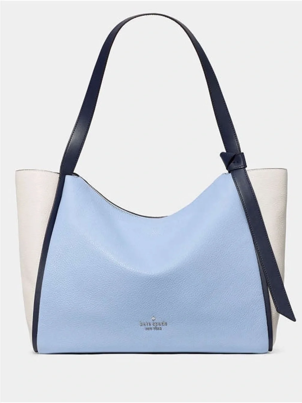 ♠️Kate Spade Knott Colorblock Pebbled Leather Large Tote Bag, North Star NEW NWT